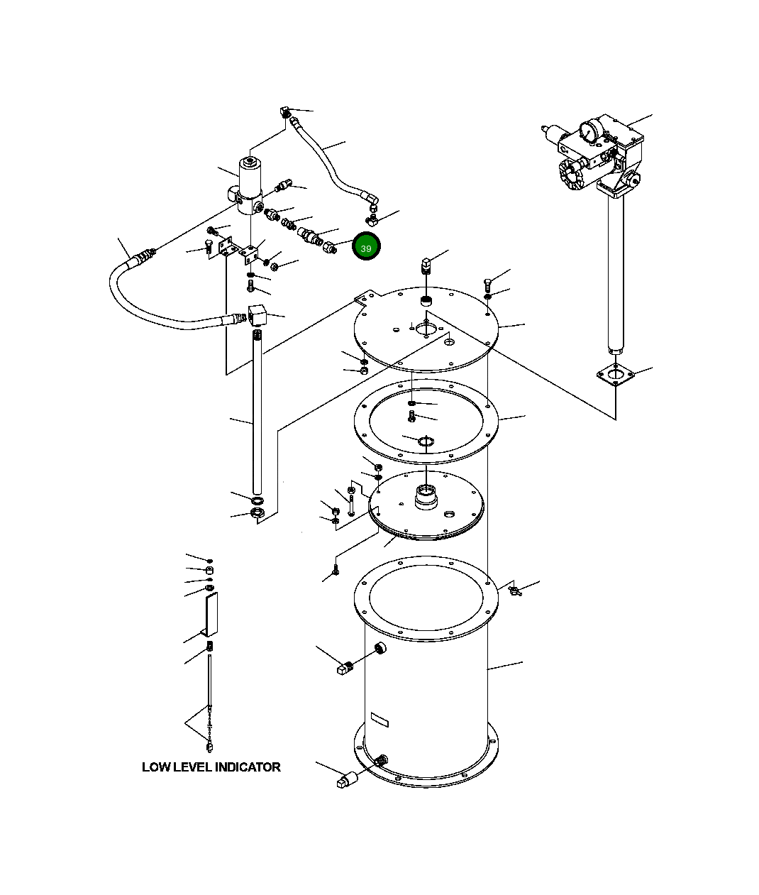 Адаптер BF 5 081 Komatsu