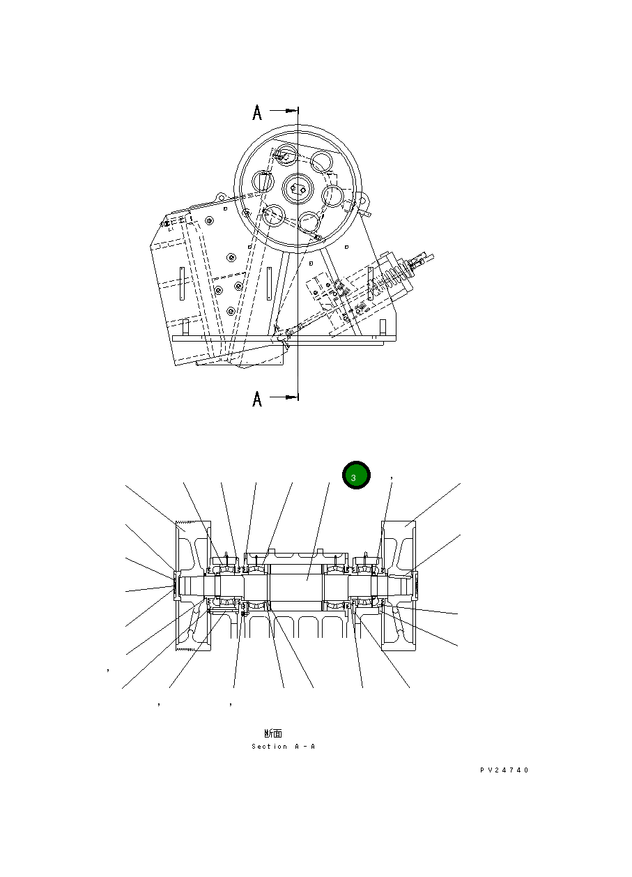 Вал 8242-70-5410 Komatsu