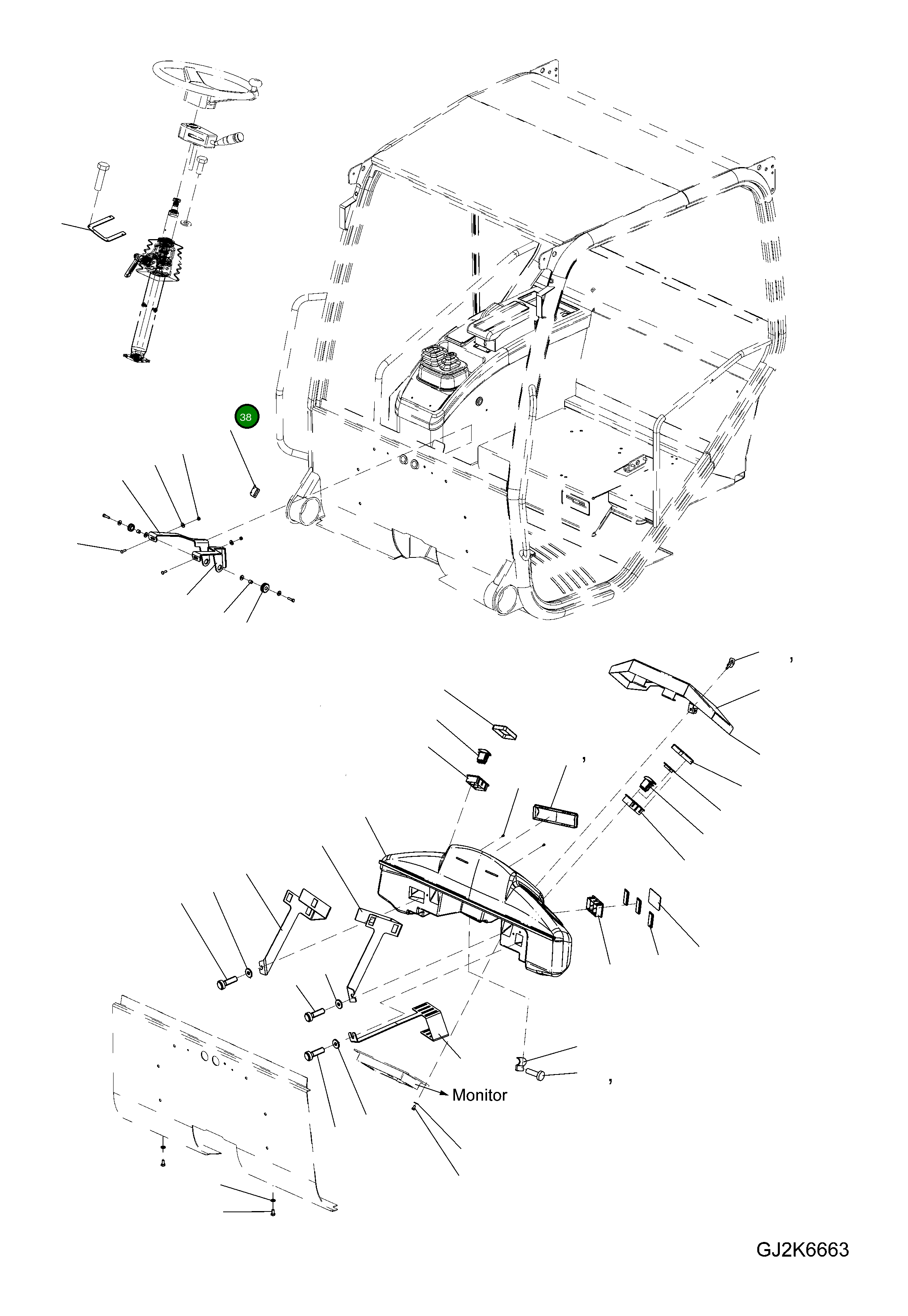 Вилка 42U-56-H0R03 Komatsu