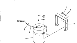 Кронштейн 6992-62-1370 Komatsu
