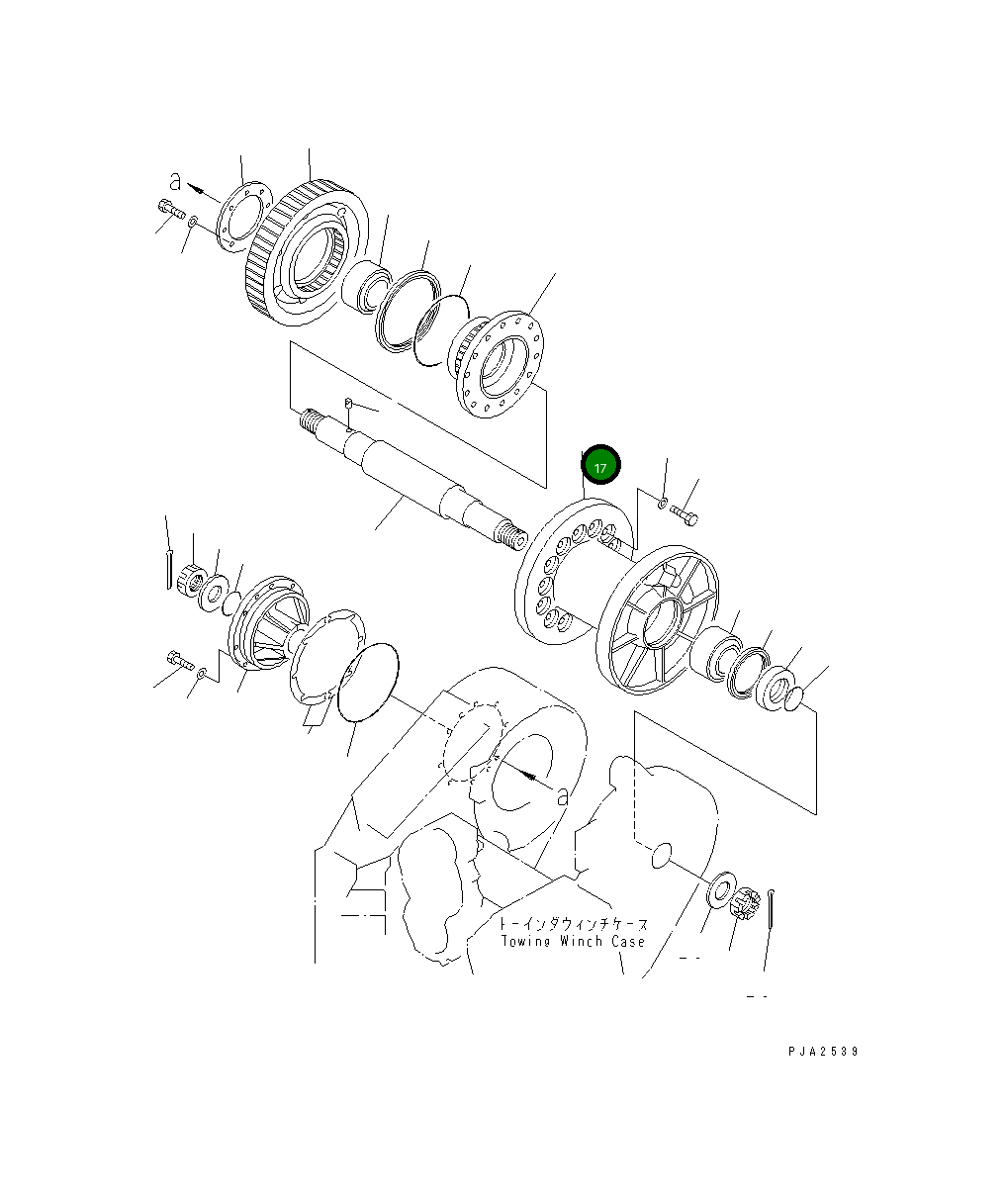 Барабан 14X-960-1620 Komatsu