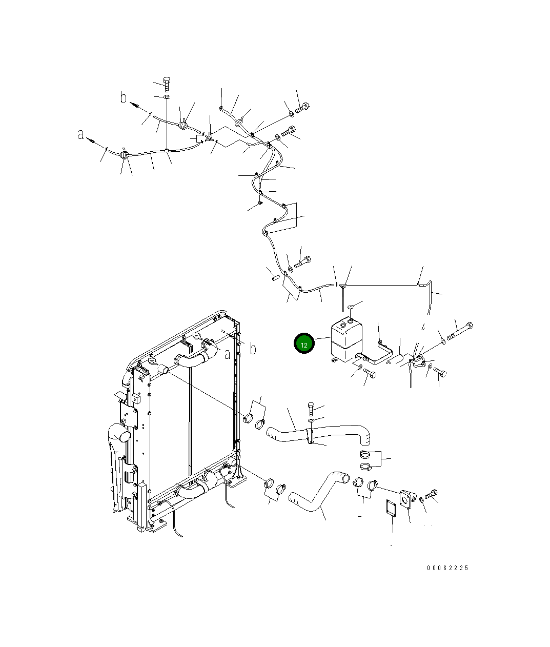 Бак 21N-03-31490 Komatsu