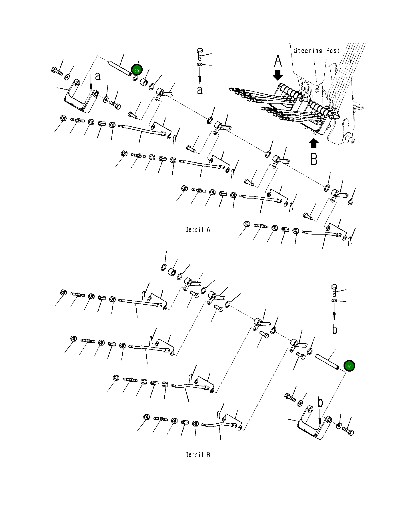 Вал 23B-43-72190 Komatsu
