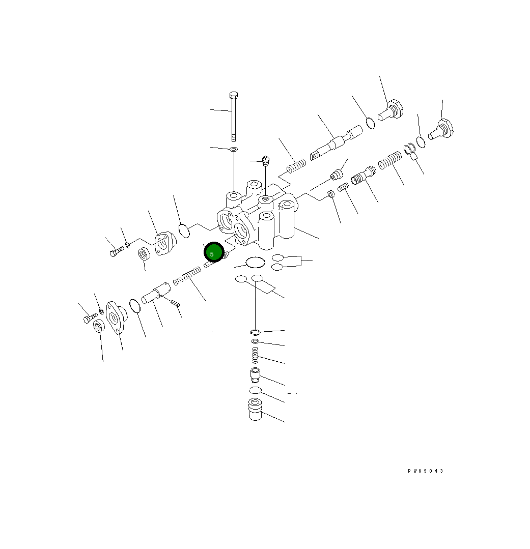 Вал 14Z-40-11330 Komatsu