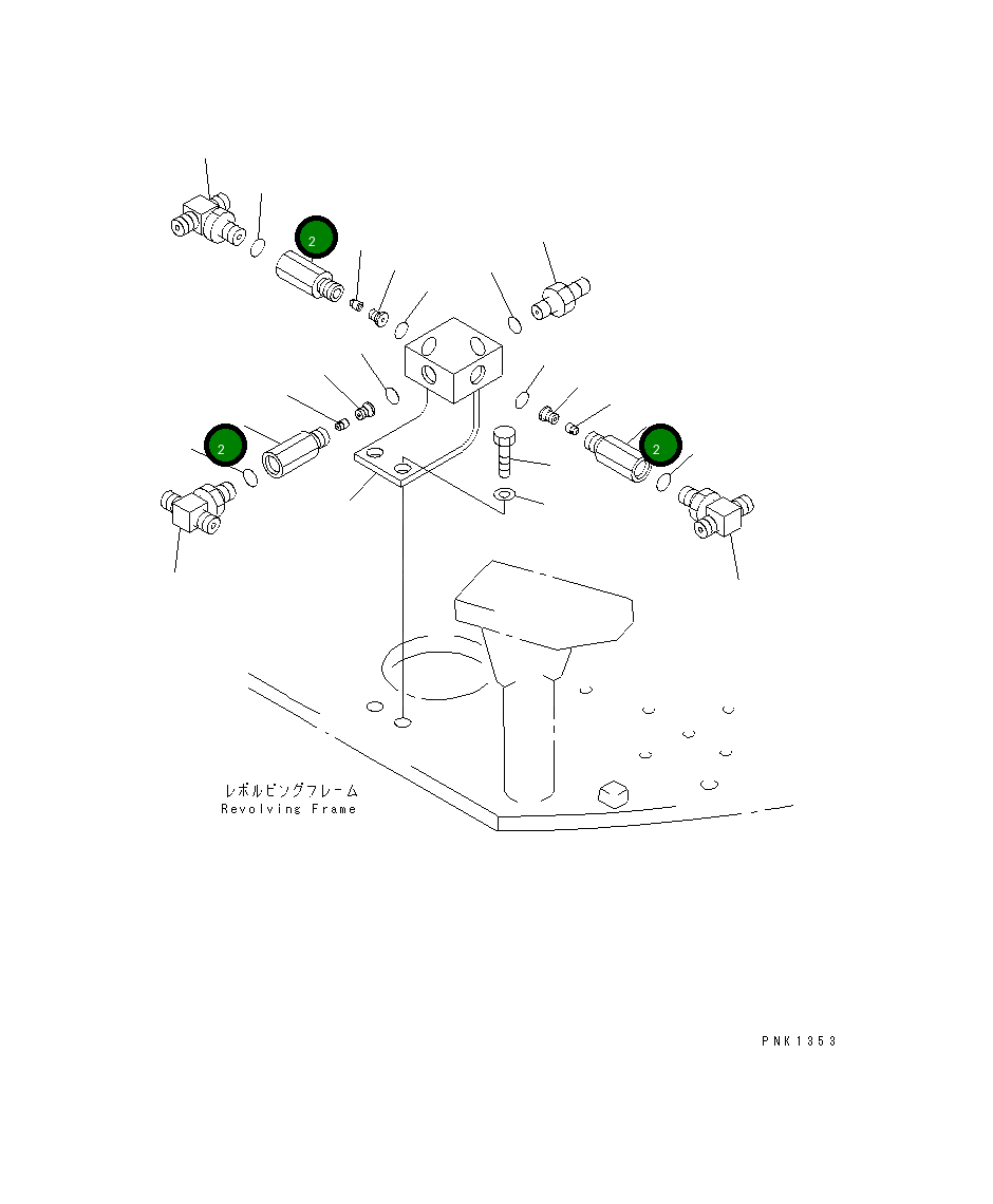 Адаптер 20U-60-22410 Komatsu