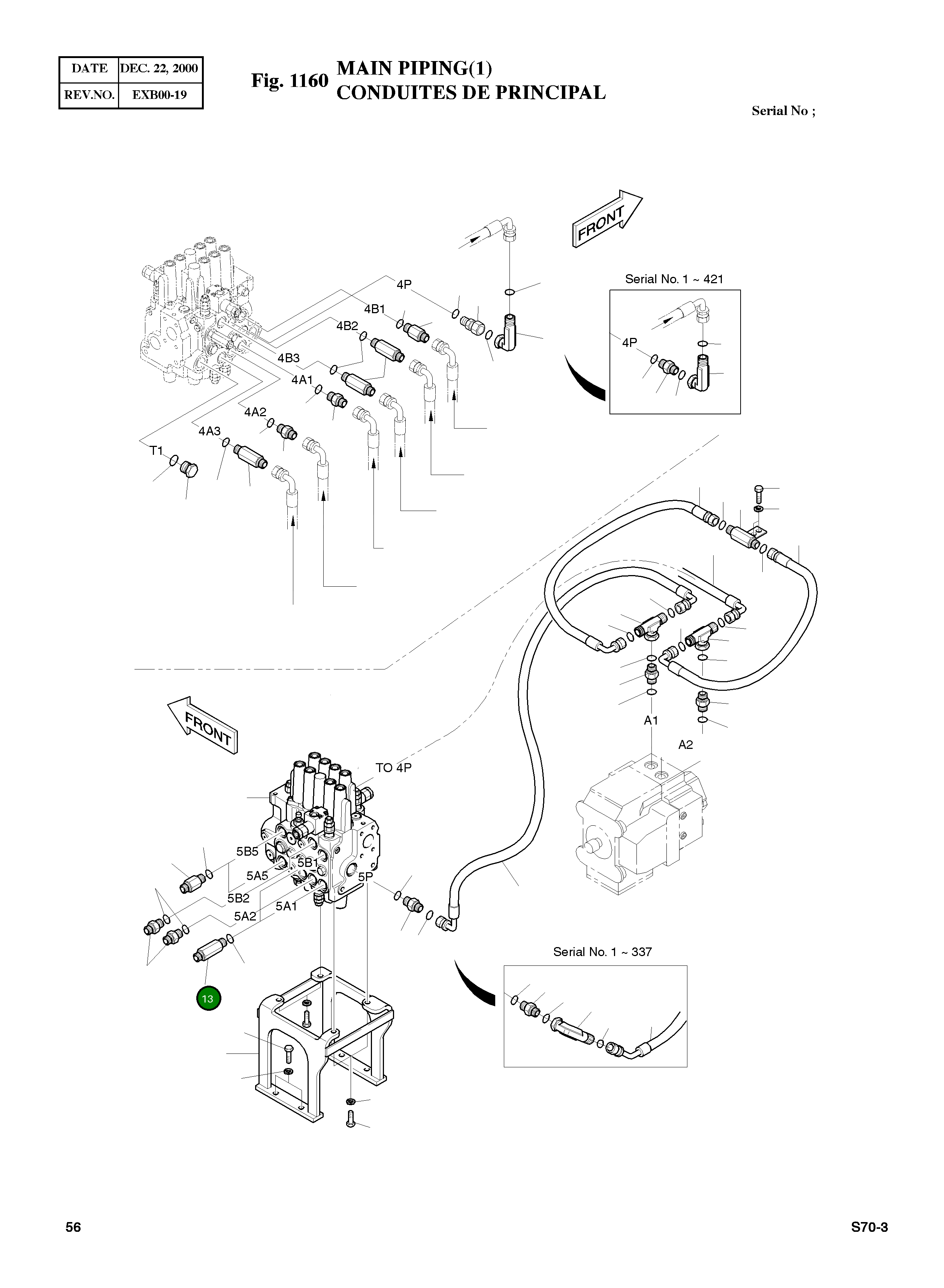Адаптер PFO1/2-PF1/2 2181-1126D117 Komatsu