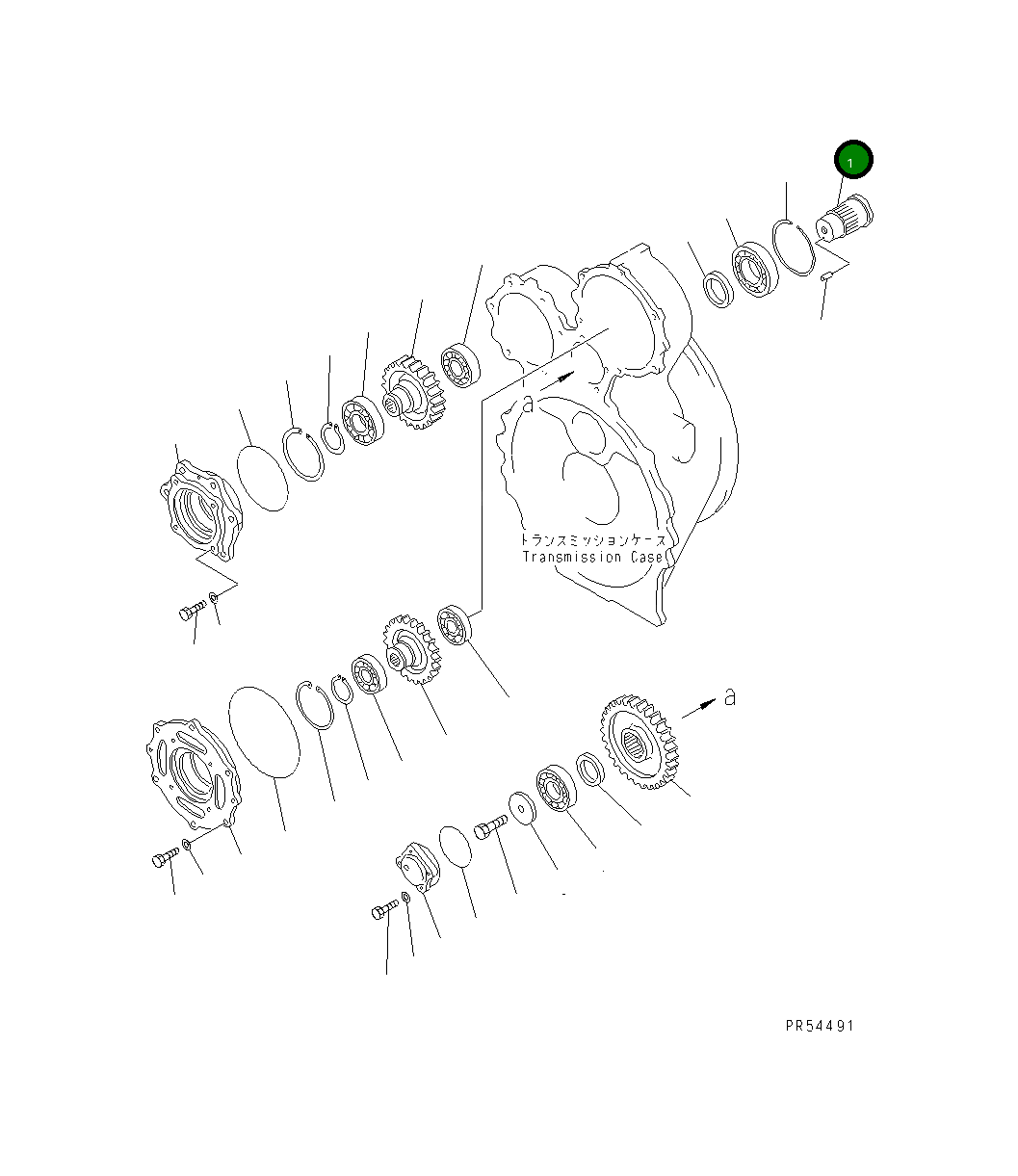 Вал 235-15-12820 Komatsu