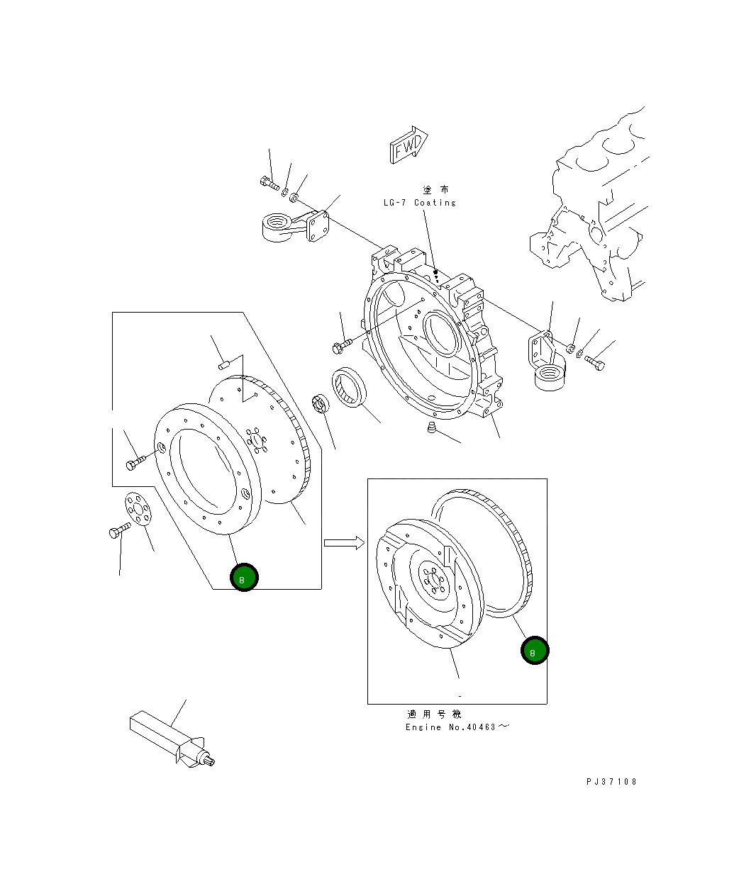 Адаптер 6206-31-4730 Komatsu