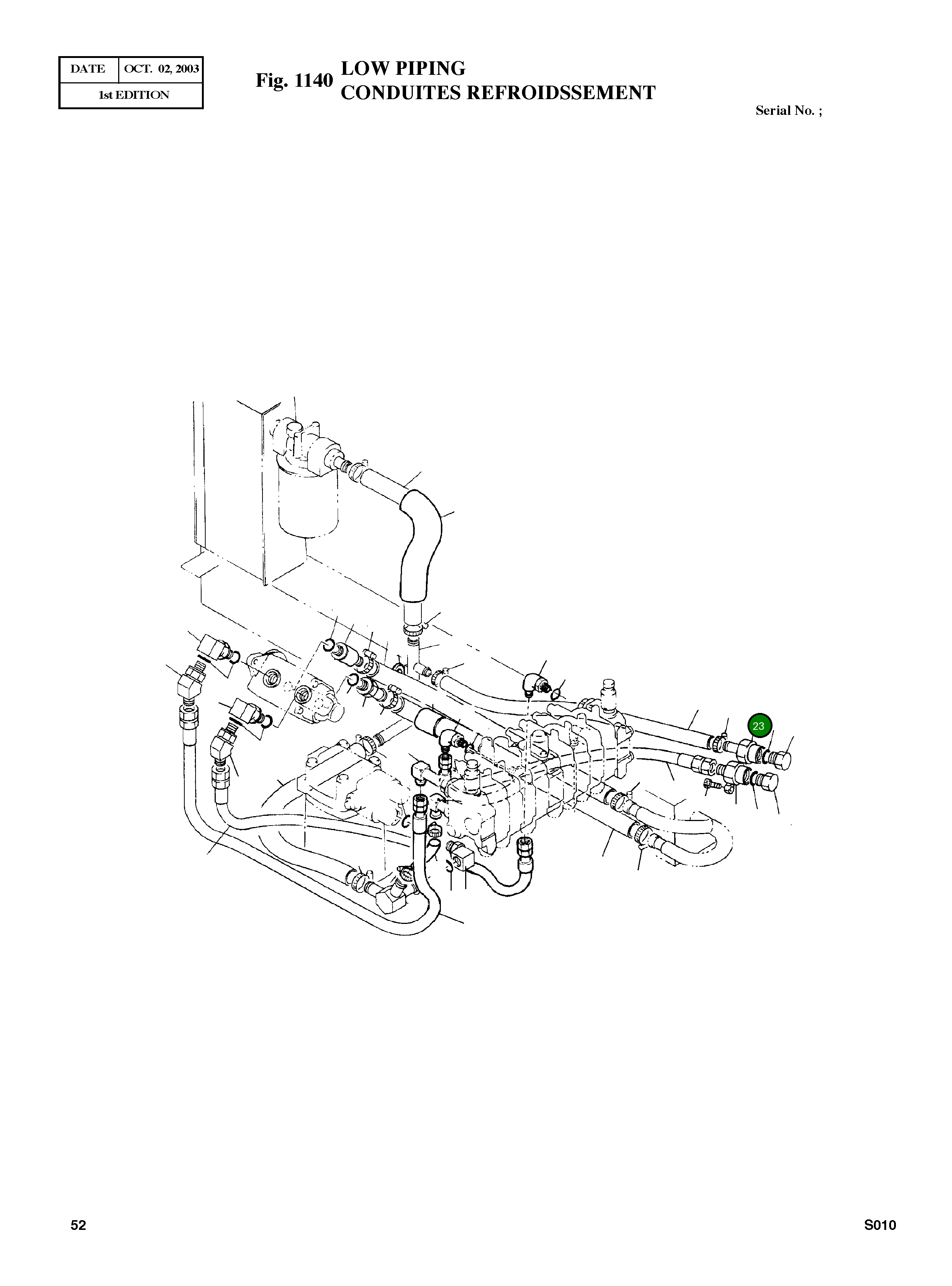 Адаптер PFO1/2 2181-2426 Komatsu