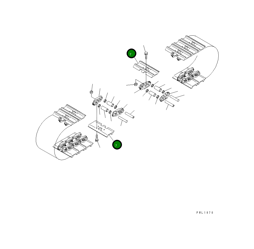 Башмак 208-32-61410 Komatsu