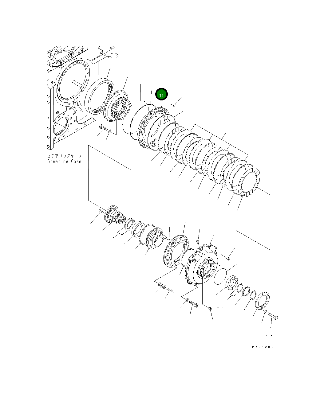Барабан 14Y-22-13111 Komatsu