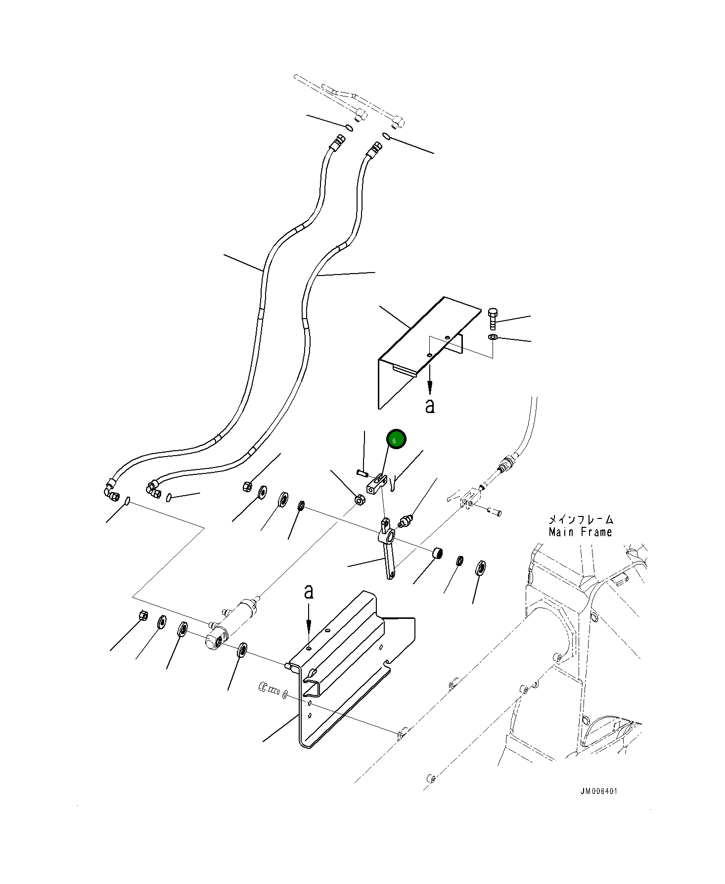 Вилка 561-88-8A930 Komatsu