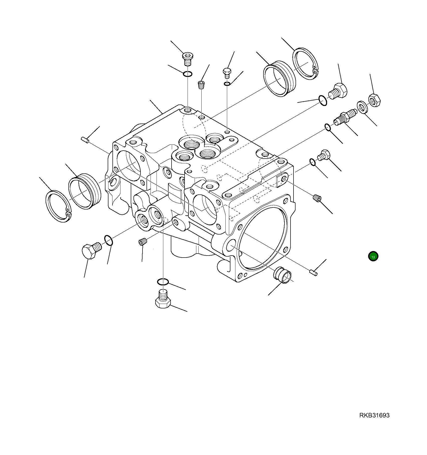 Винт 720-2T-13710 Komatsu