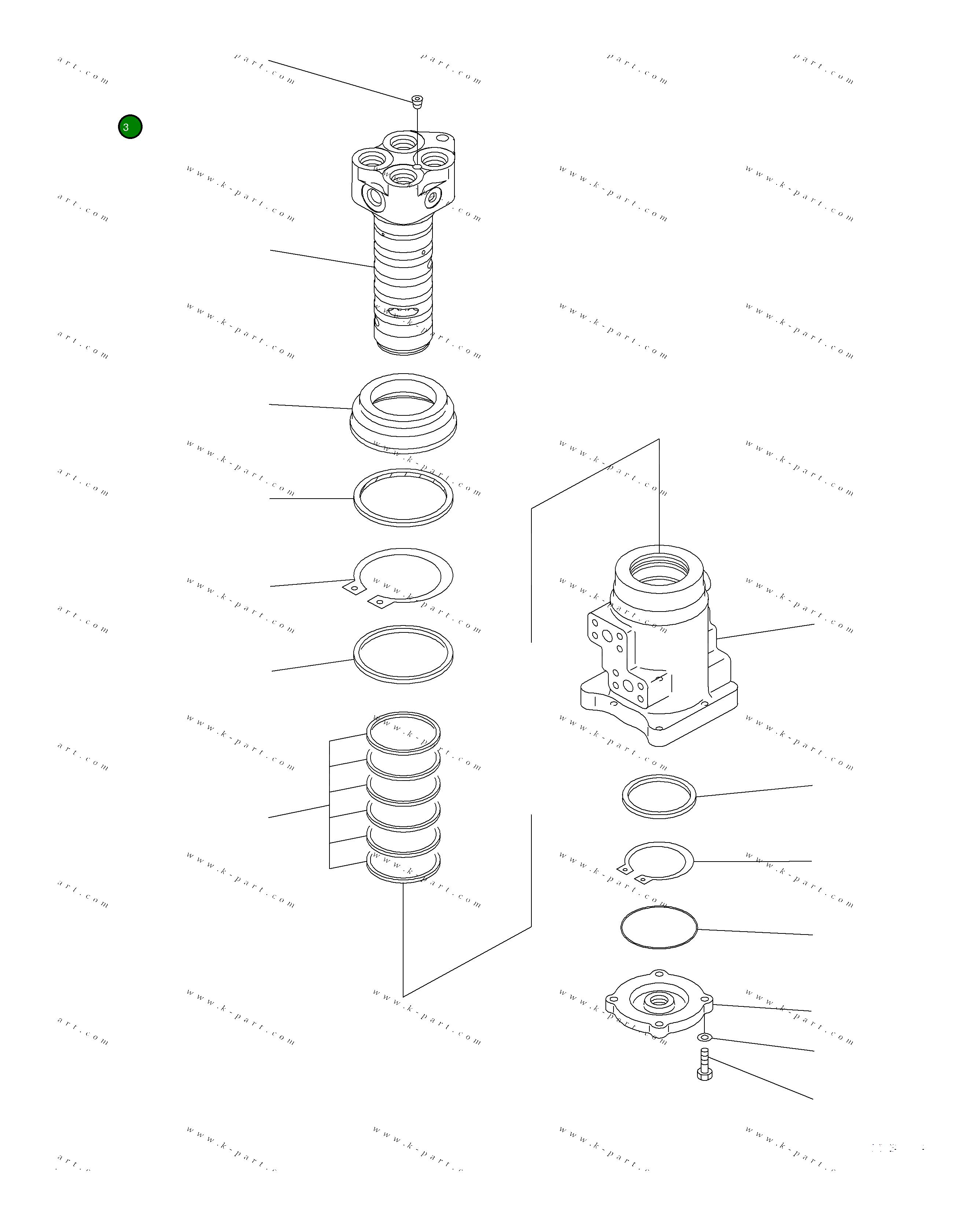 Вал 703-08-92212 Komatsu