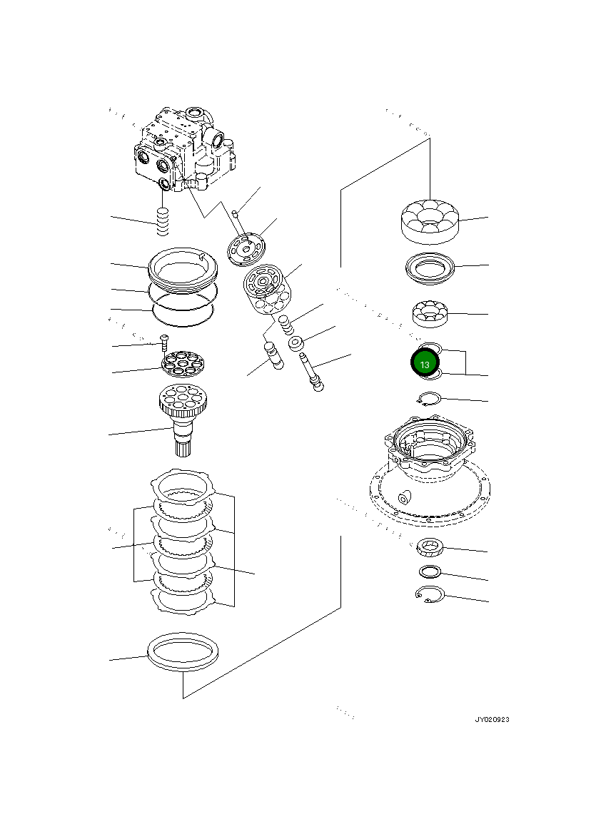 Вал 706-7H-11530 Komatsu