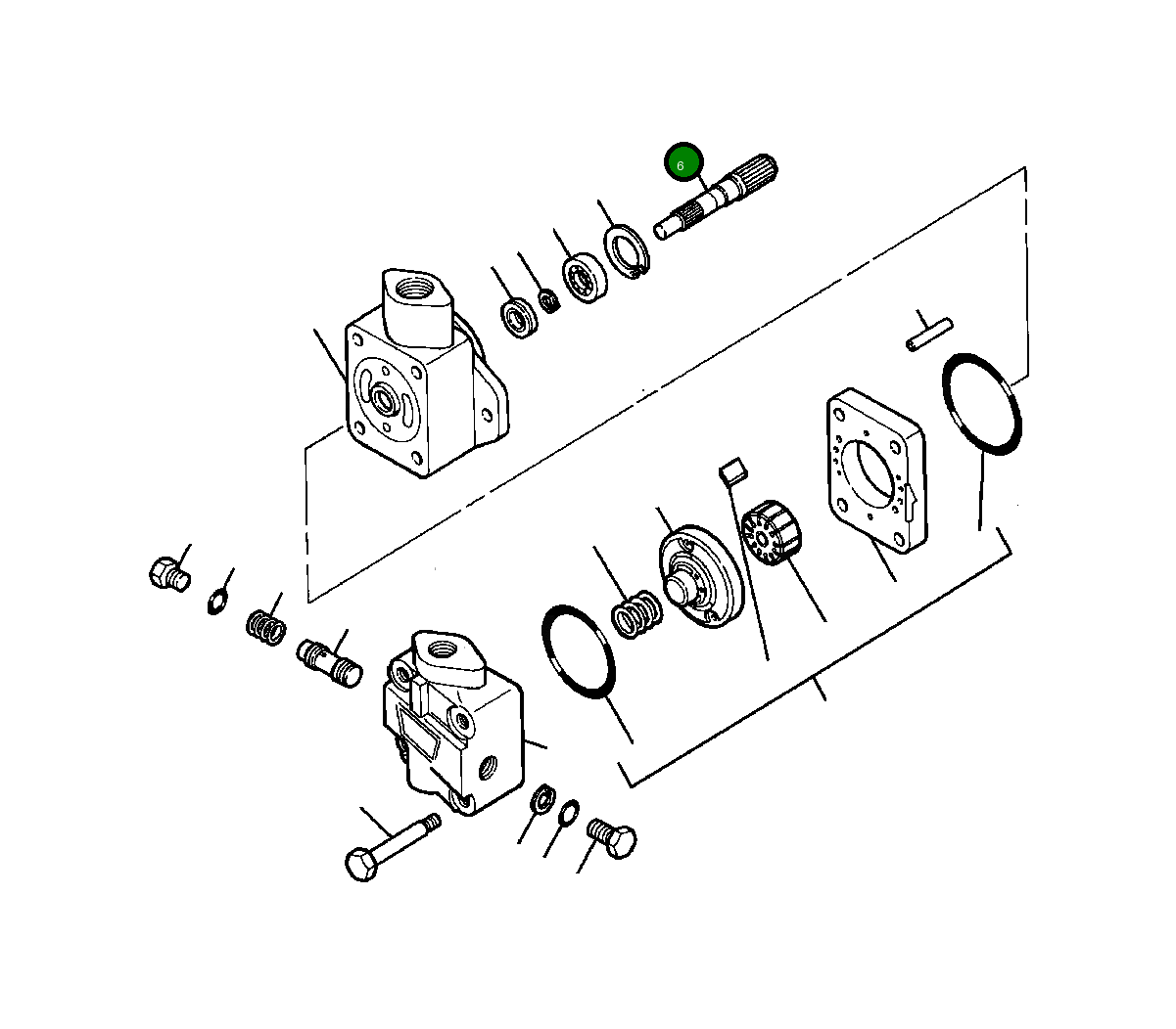 Вал 1243 609 H1 Komatsu