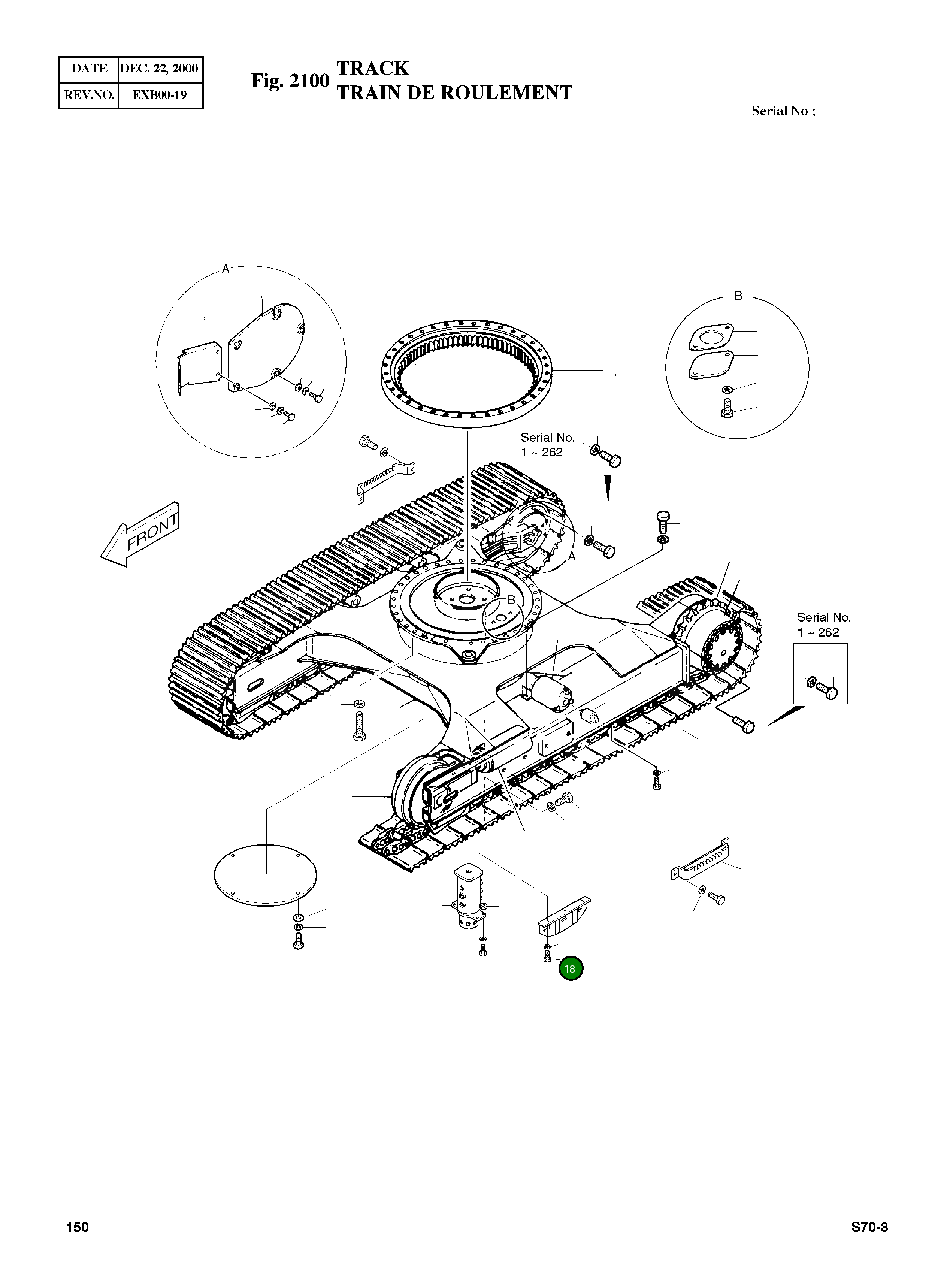 Болт M14X2.0X35 S0518353 Komatsu