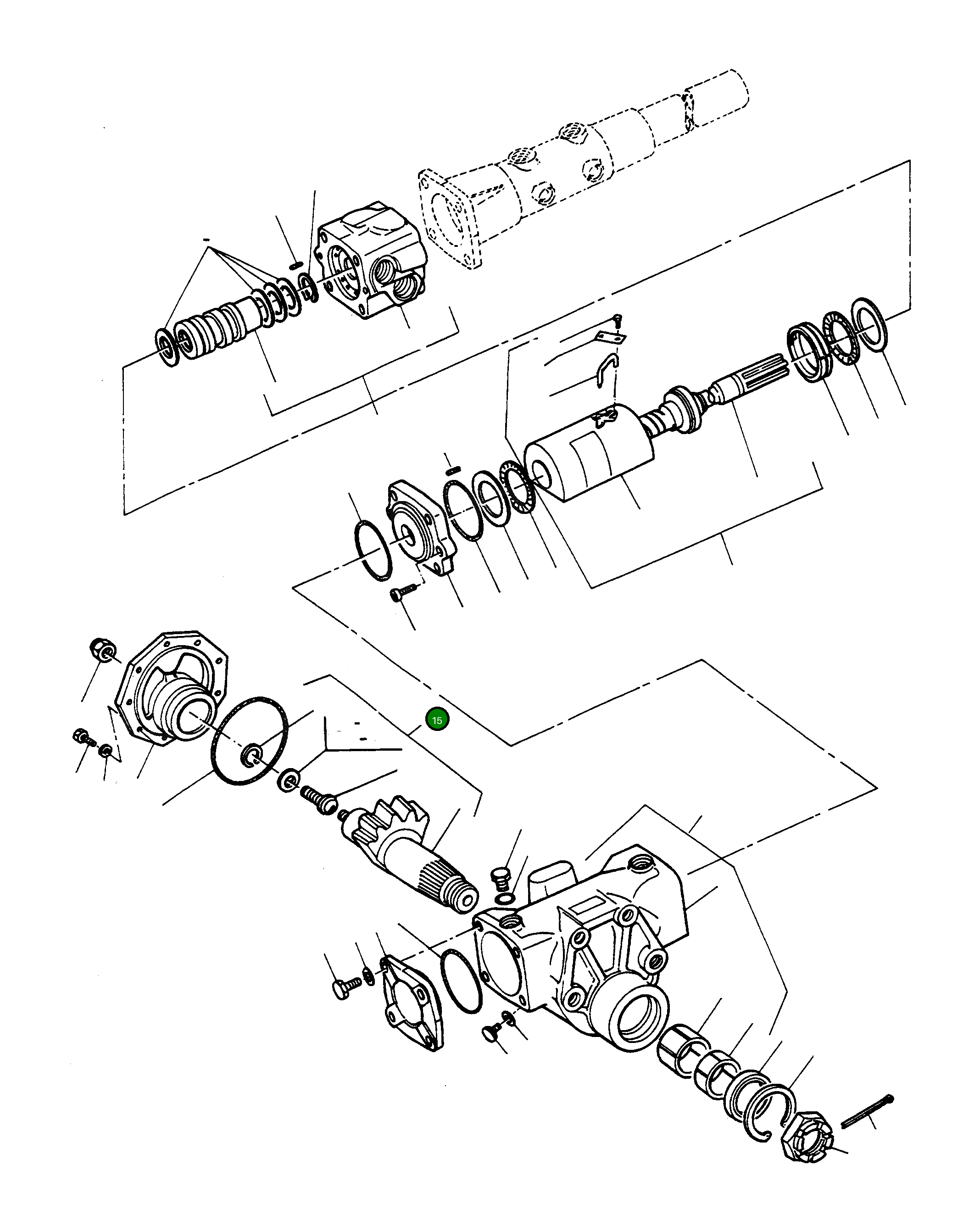 Вал 2962440M91 Komatsu
