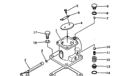 Вал M721045802030 Komatsu