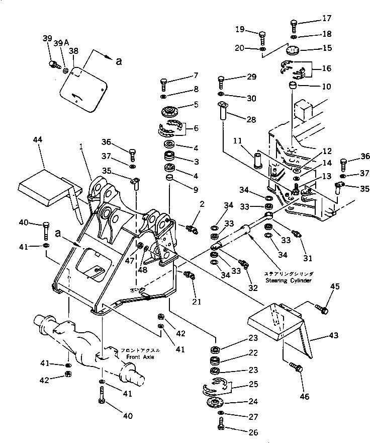 Вал 424-46-11122 Komatsu