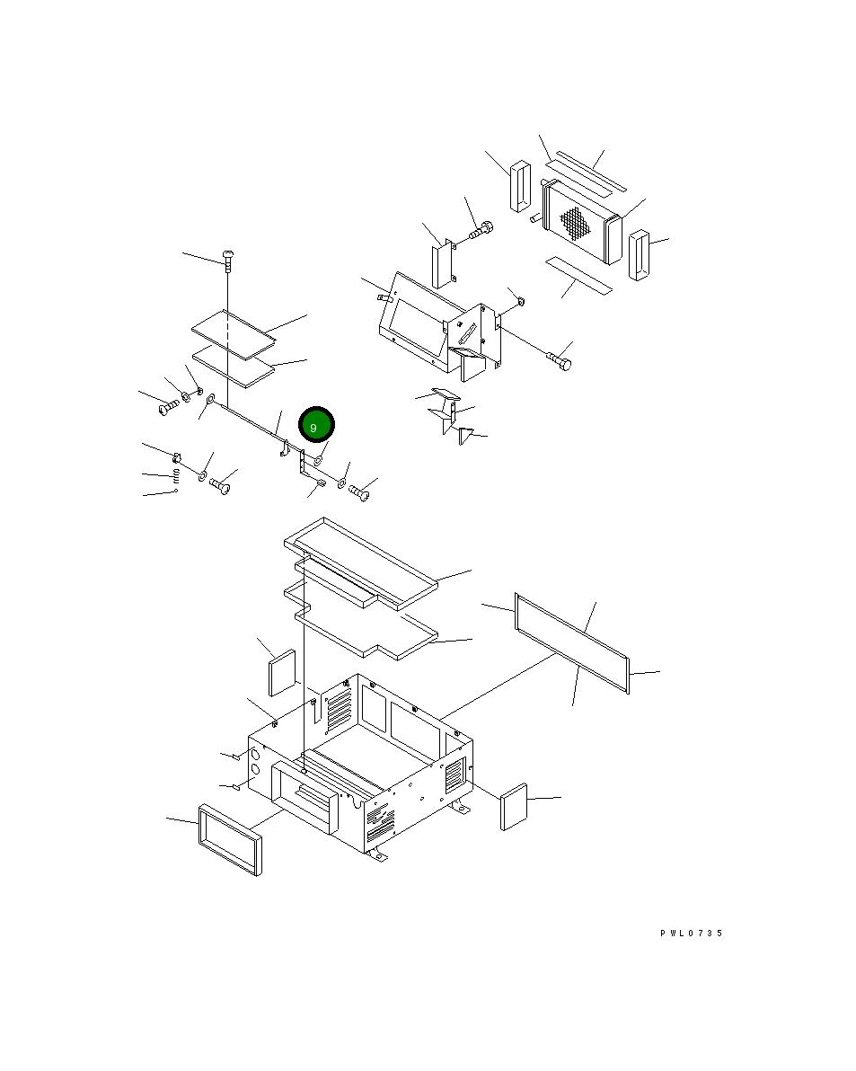 Вал TW7026-0320 Komatsu