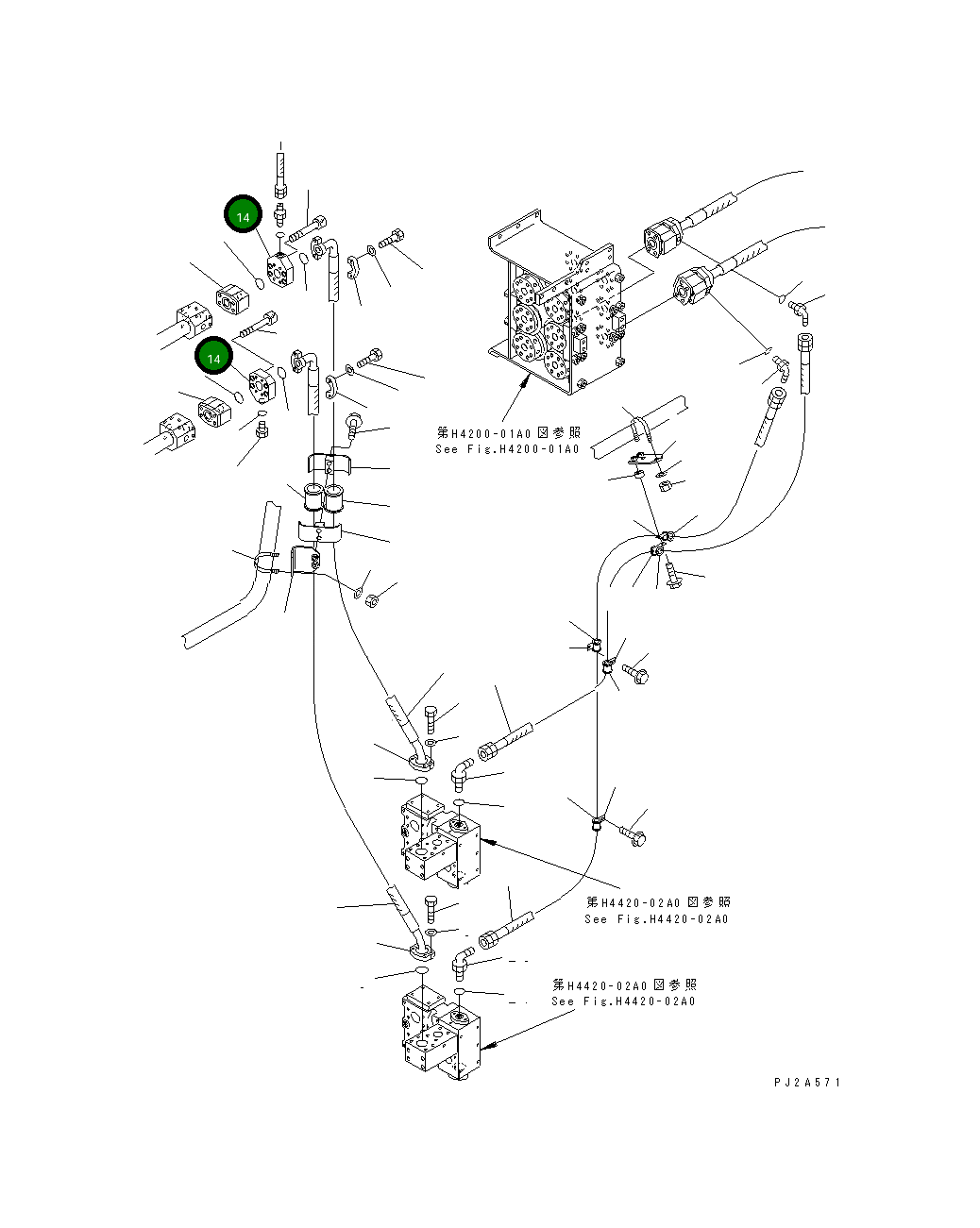 Адаптер 42C-62-12270 Komatsu