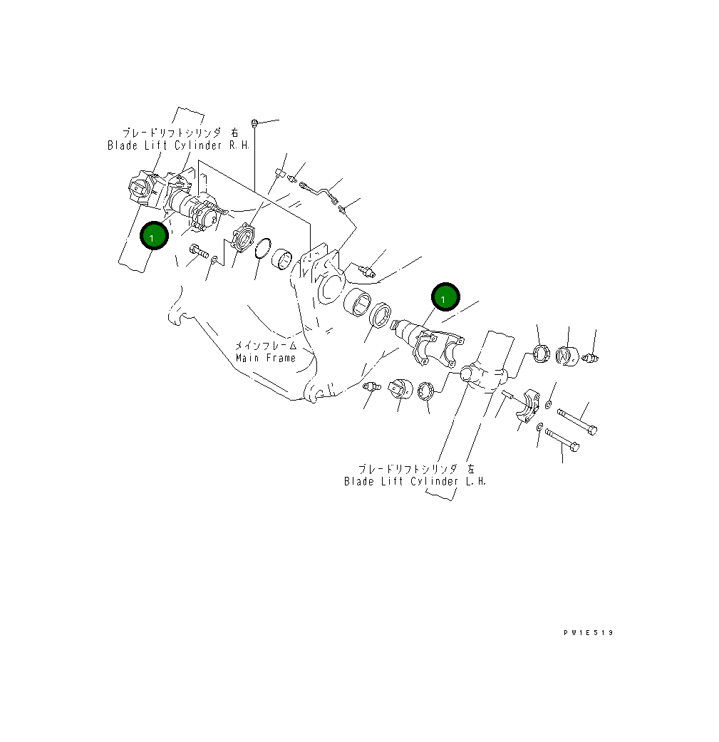 Вилка 19M-61-11112 Komatsu