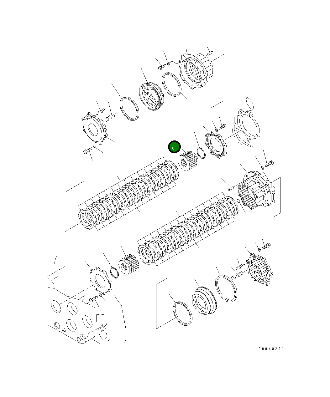 Барабан 156-76-24140 Komatsu