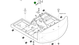 Болт M8X1.25X10 S0508353 Komatsu