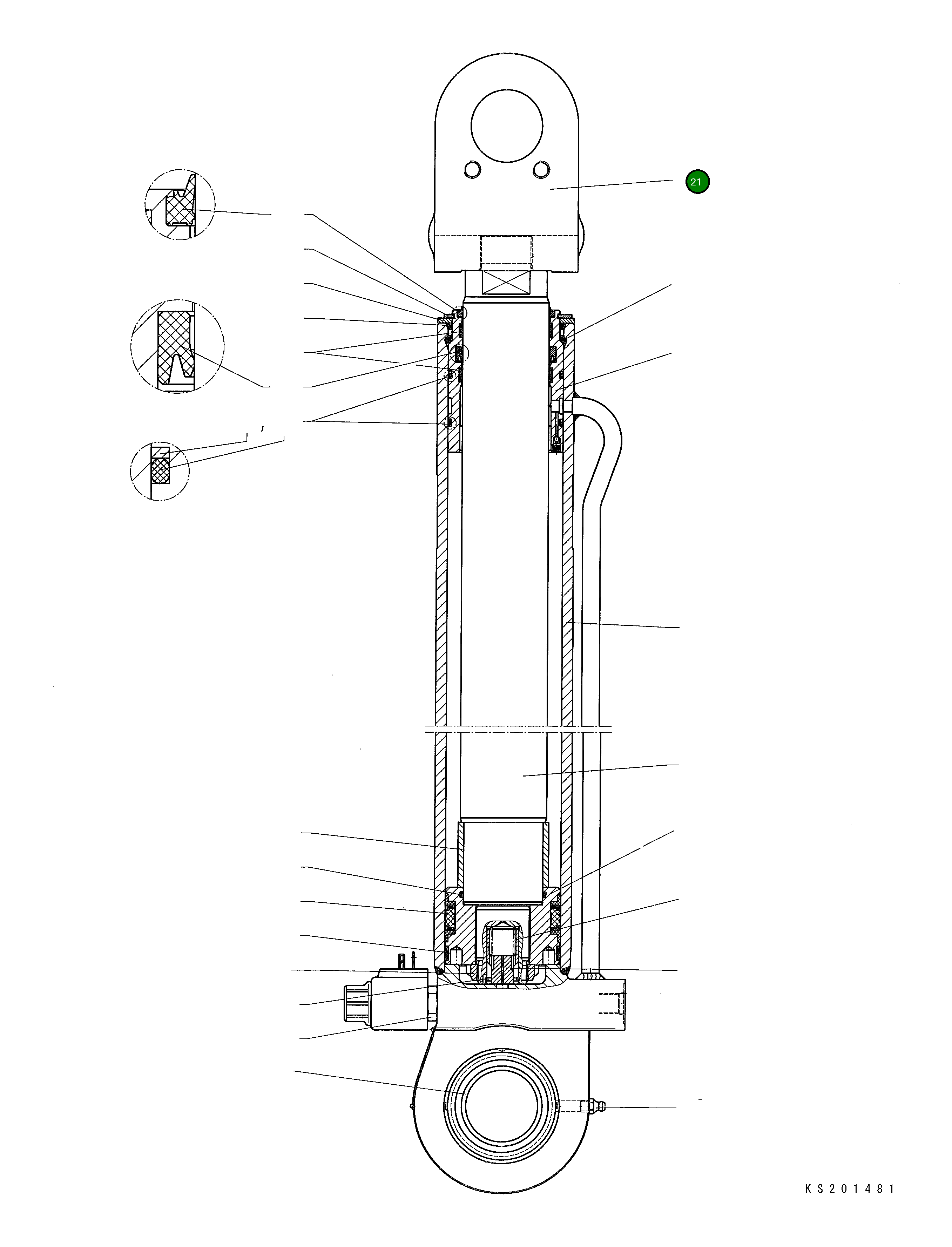 Вилка 20Y-63-KA480 Komatsu