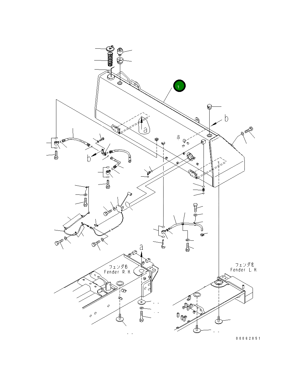 Бак 195-04-42611 Komatsu