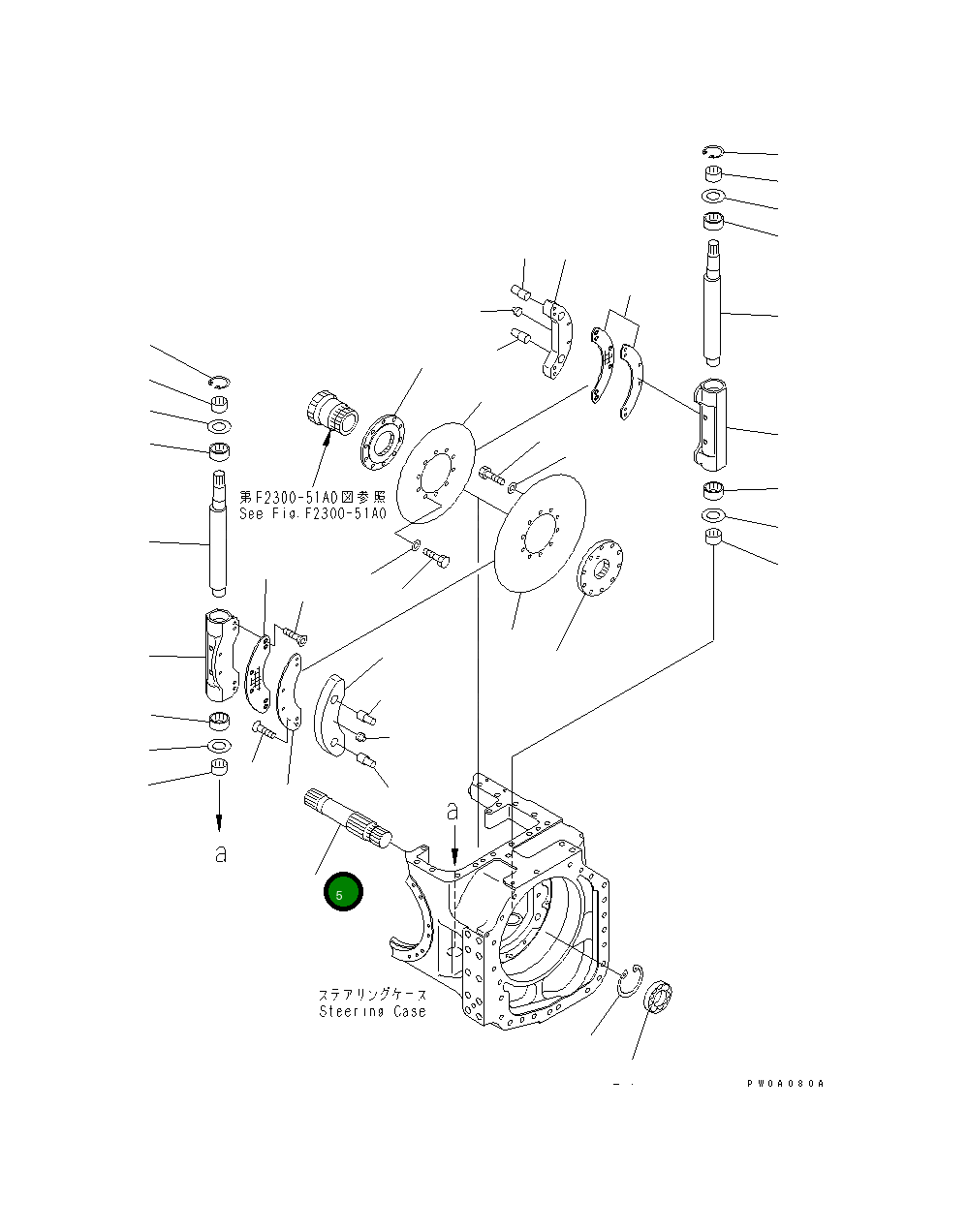 Вал 124-22-51251 Komatsu
