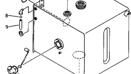 Бак 208-04-31110 Komatsu