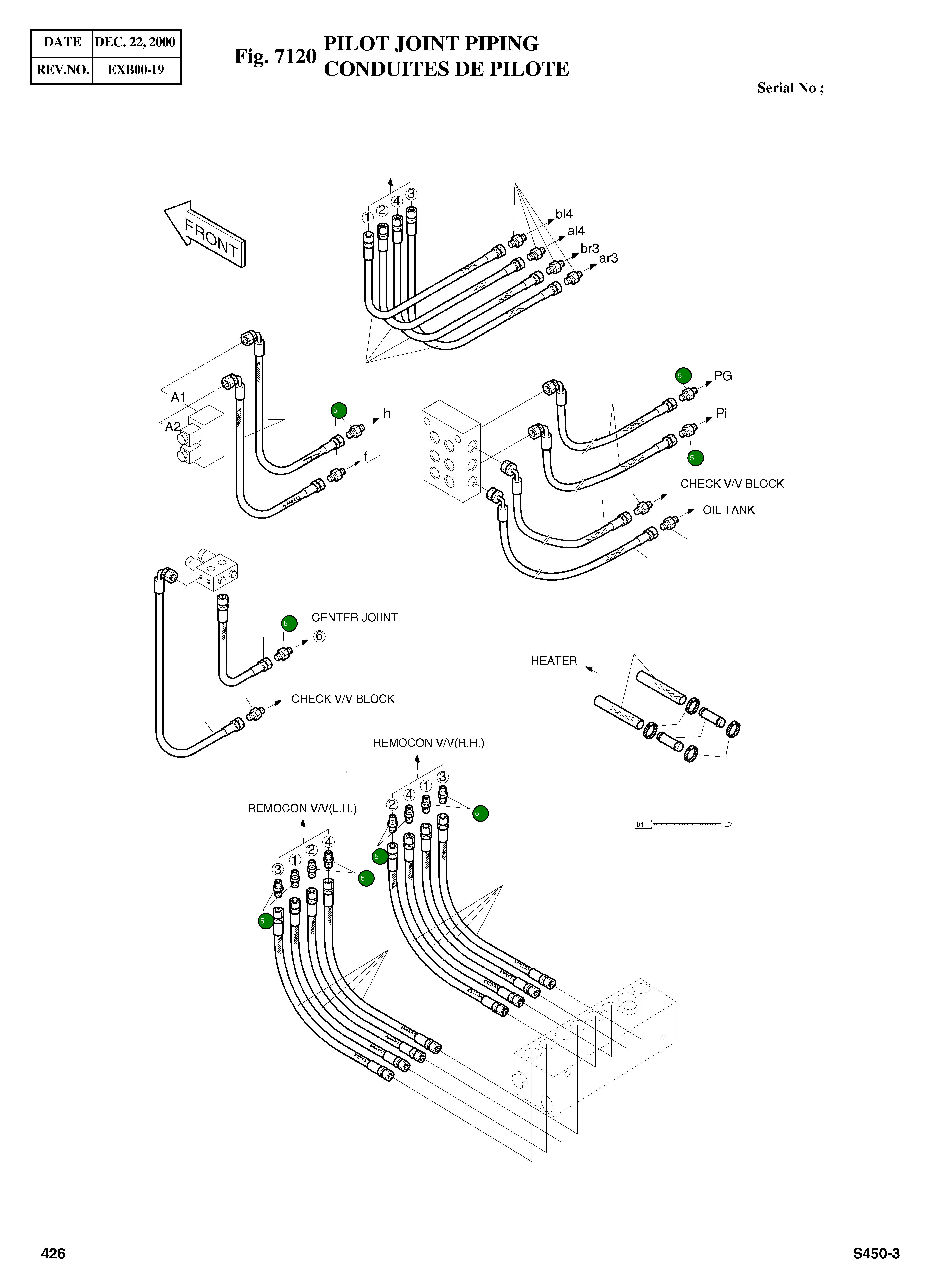 Адаптер PFO1/4-PF1/4 2181-2558 Komatsu