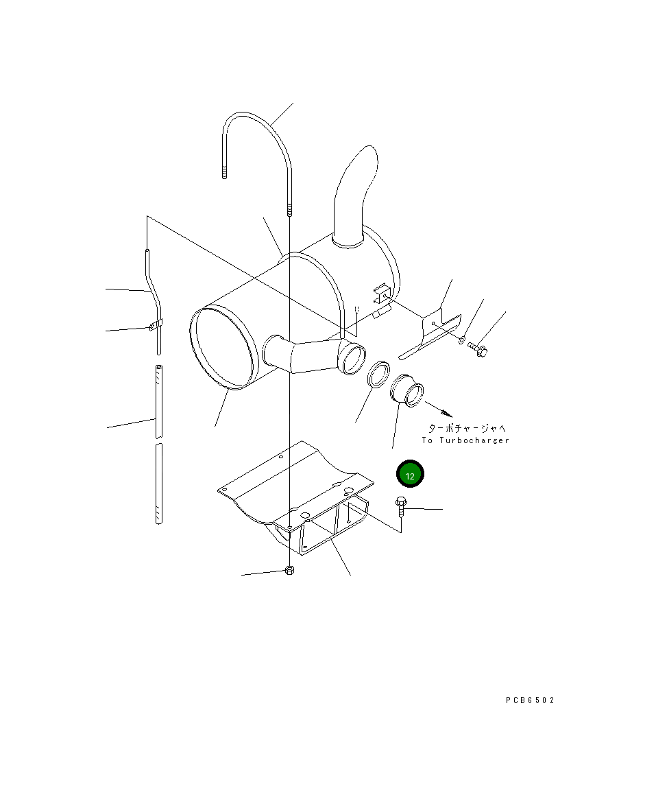 Адаптер 20Y-01-K1360 Komatsu