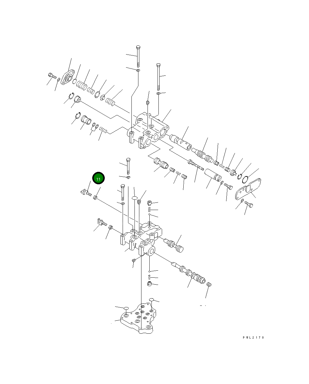 Вилка 09363-01053 Komatsu