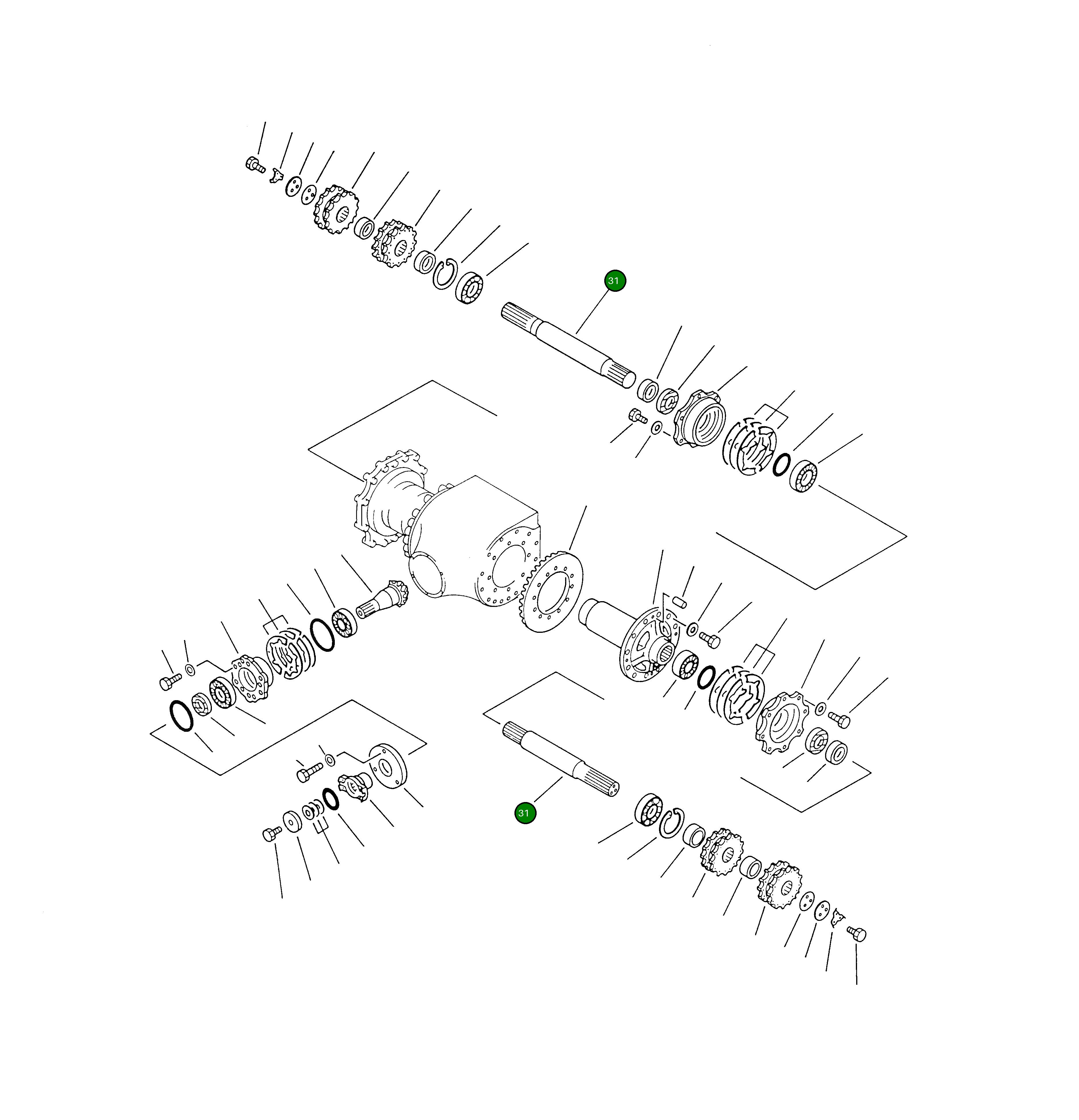 Вал 23A-22-11371 Komatsu