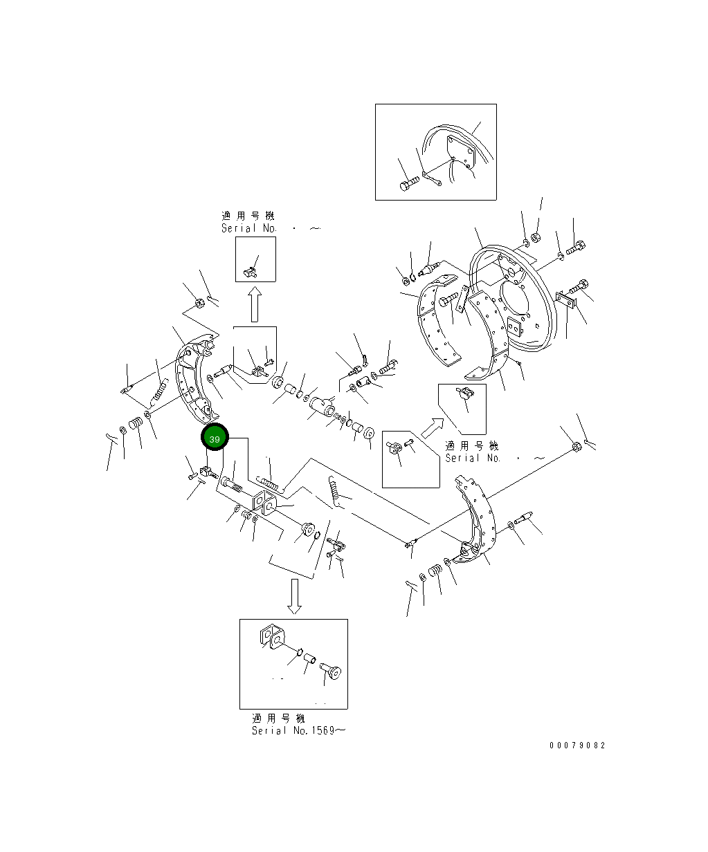 Вилка 232-32-11520 Komatsu