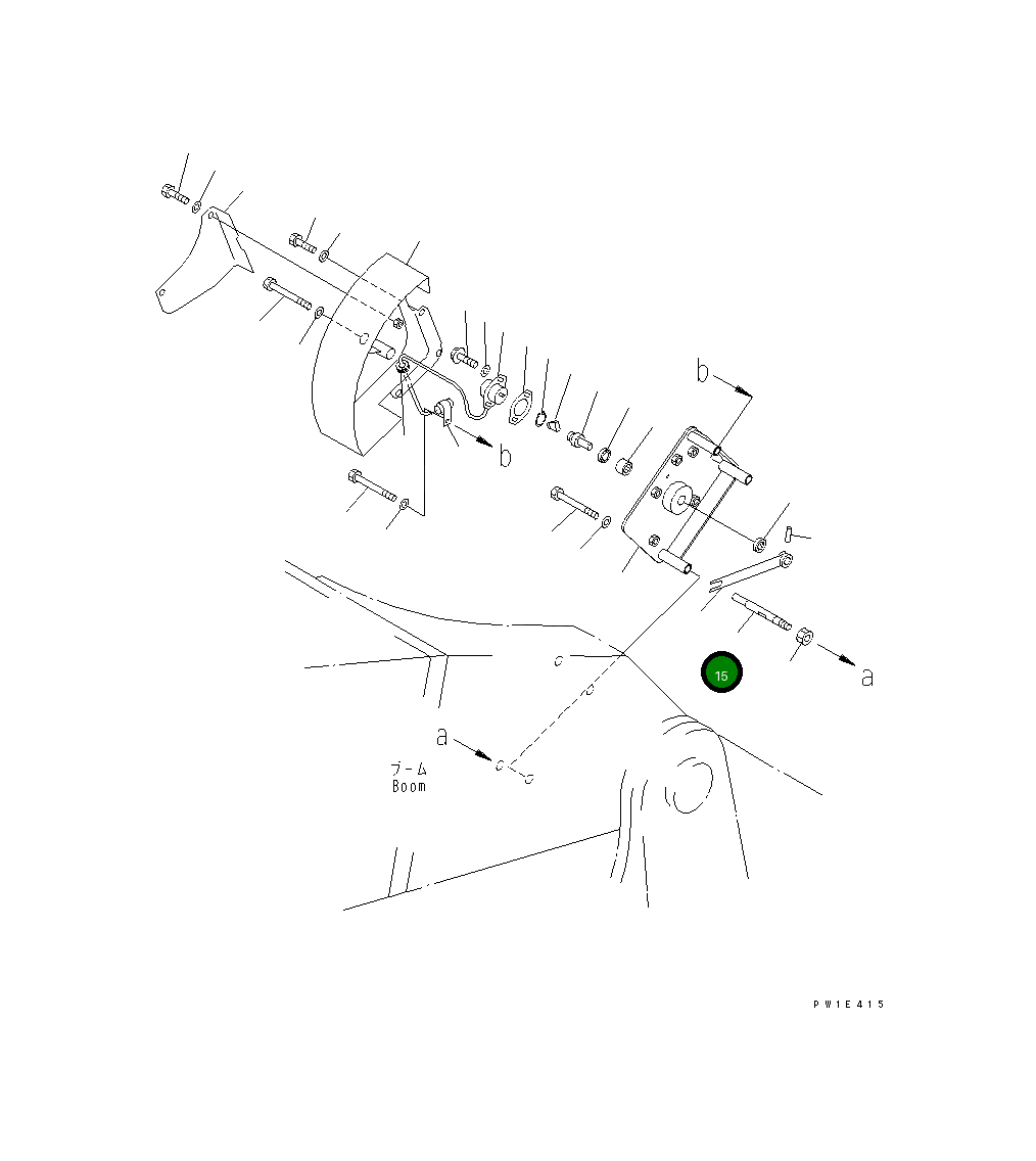 Вал 21T-06-71391 Komatsu