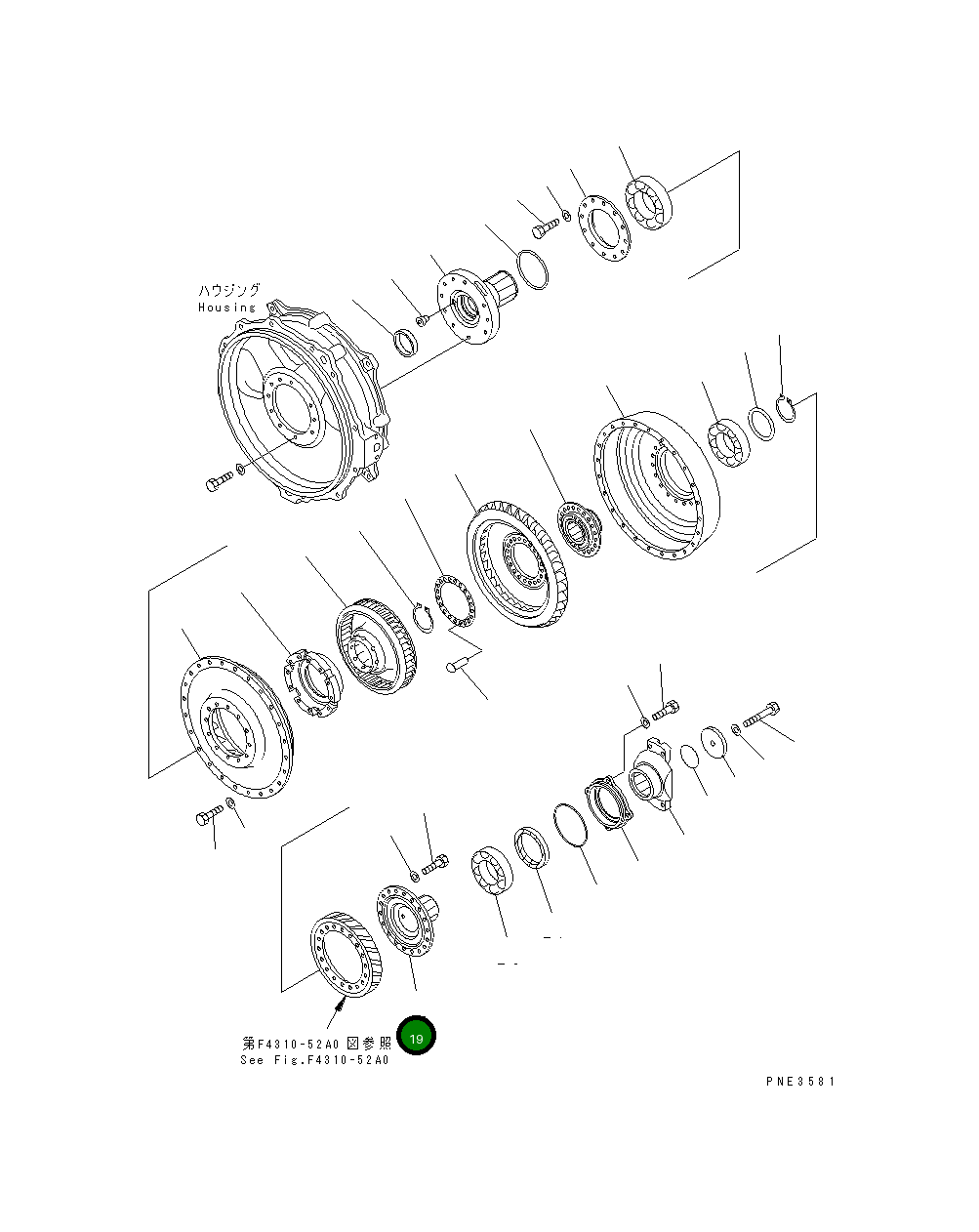 Вал 711-53-11351 Komatsu