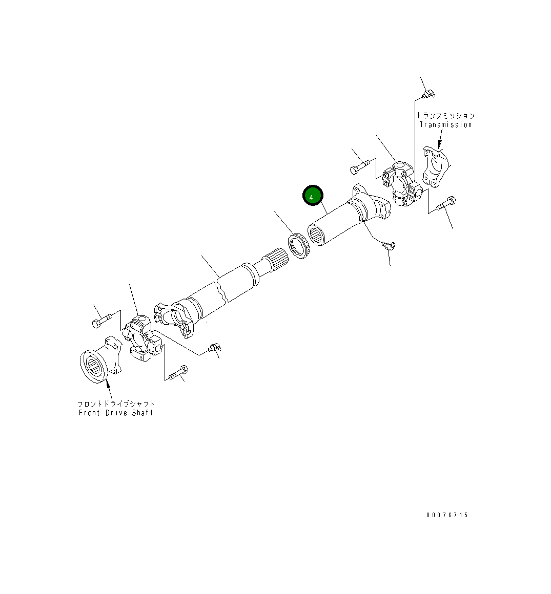 Вилка 421-20-32720 Komatsu