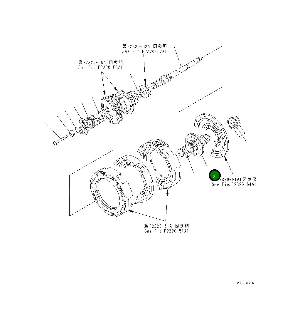 Вал 175-15-42215 Komatsu