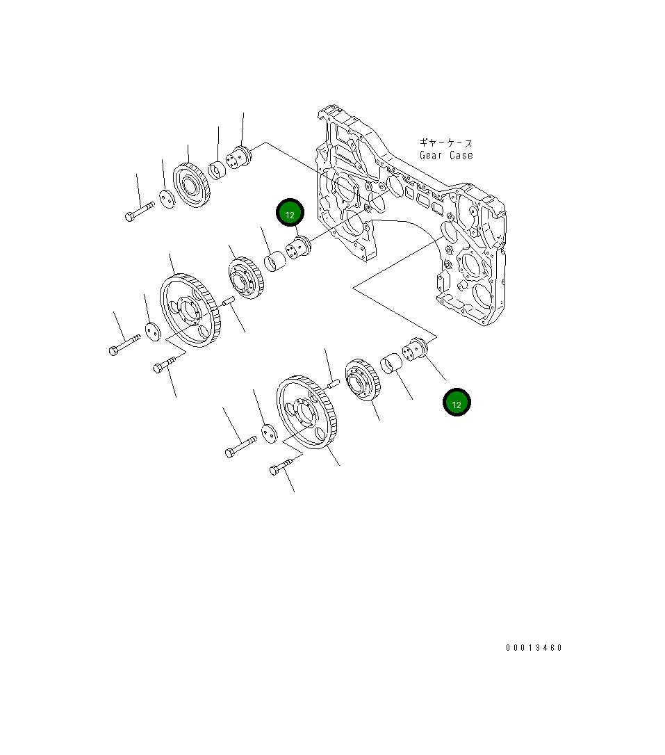 Вал 6215-31-6430 Komatsu