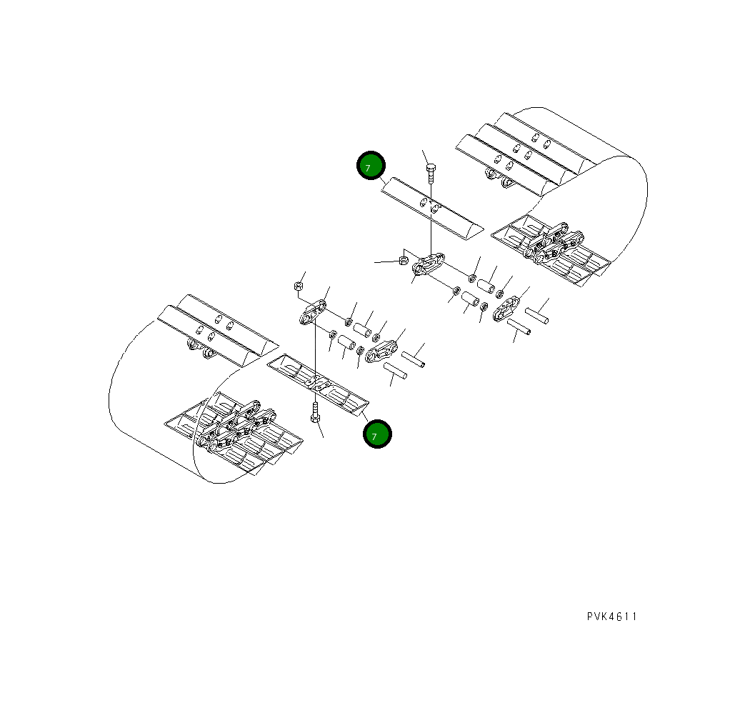 Башмак 203-32-51340 Komatsu