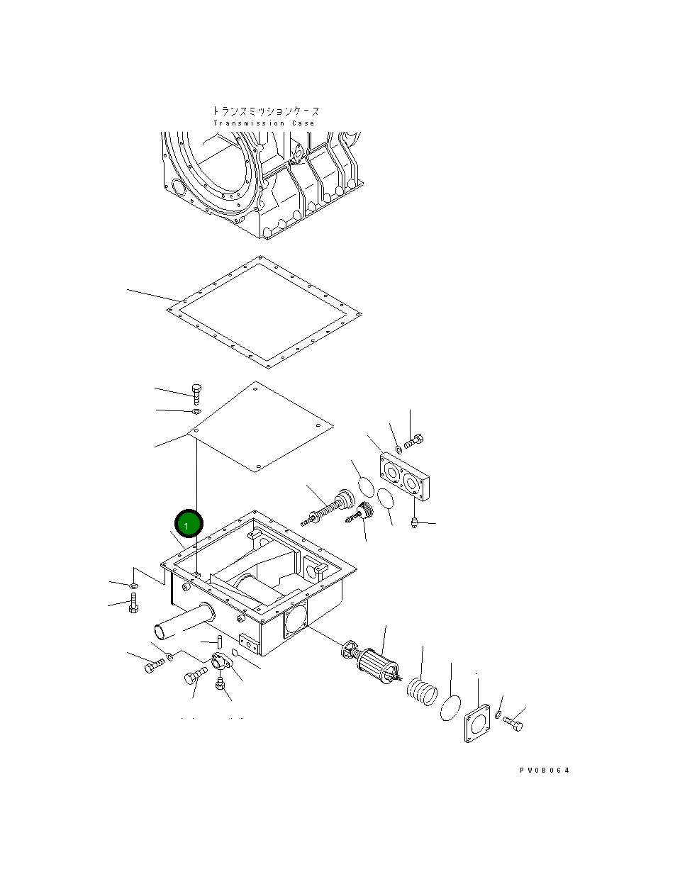 Бак 567-15-41551 Komatsu