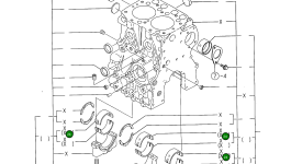 Верхний подшипник 119260-02320 Komatsu