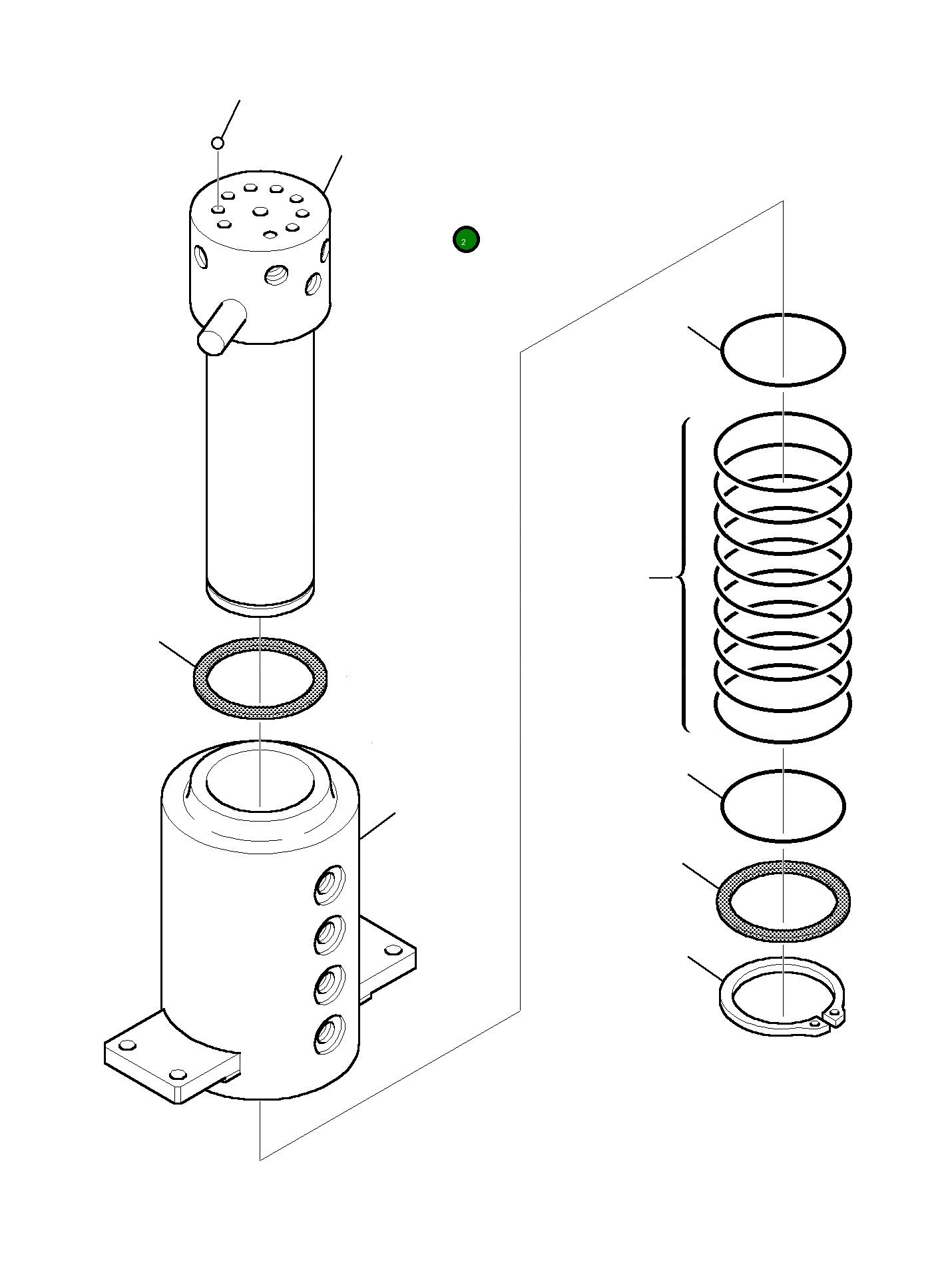 Вал 200150654 Komatsu