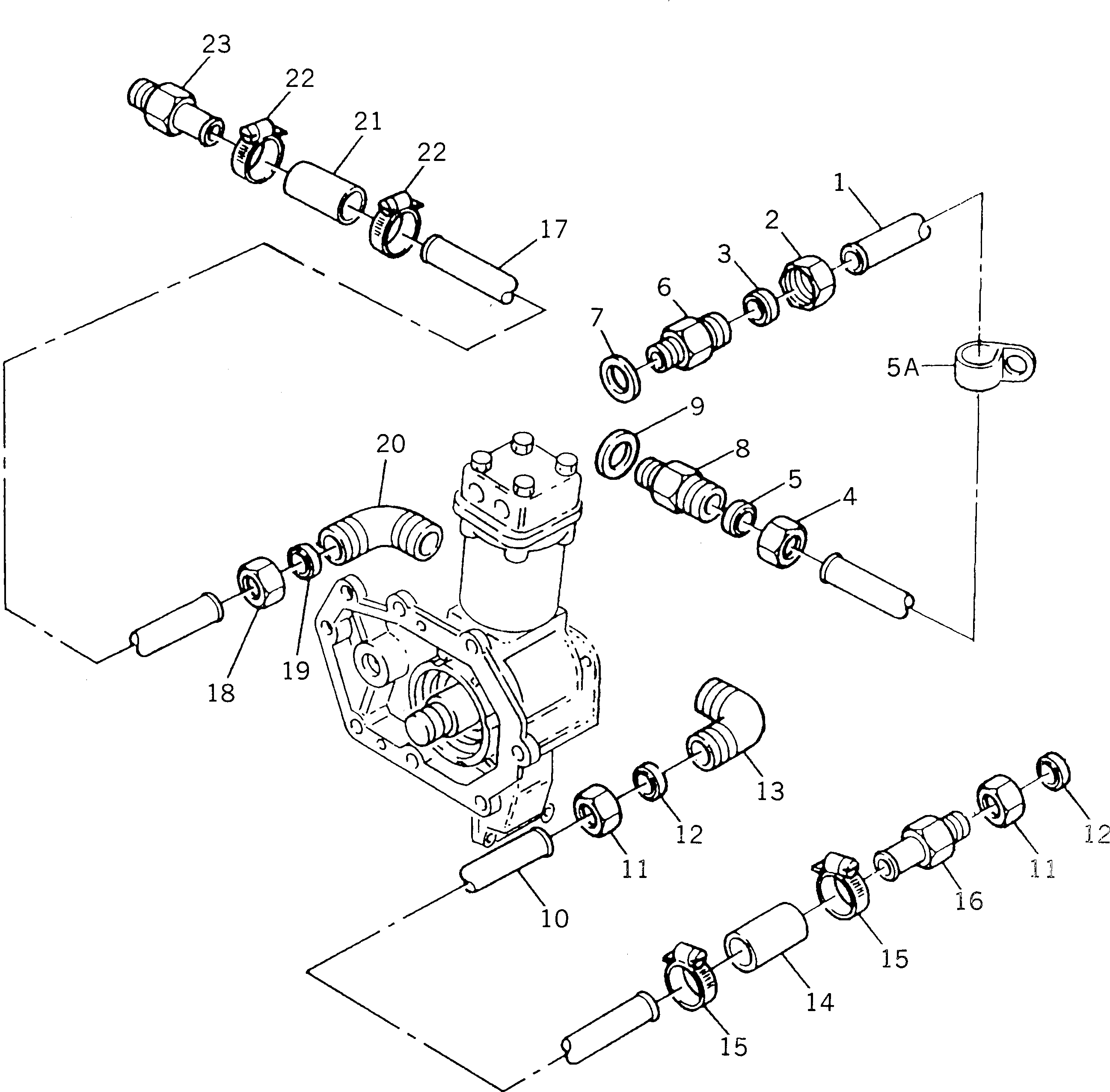 Адаптер PK3355M005 Komatsu