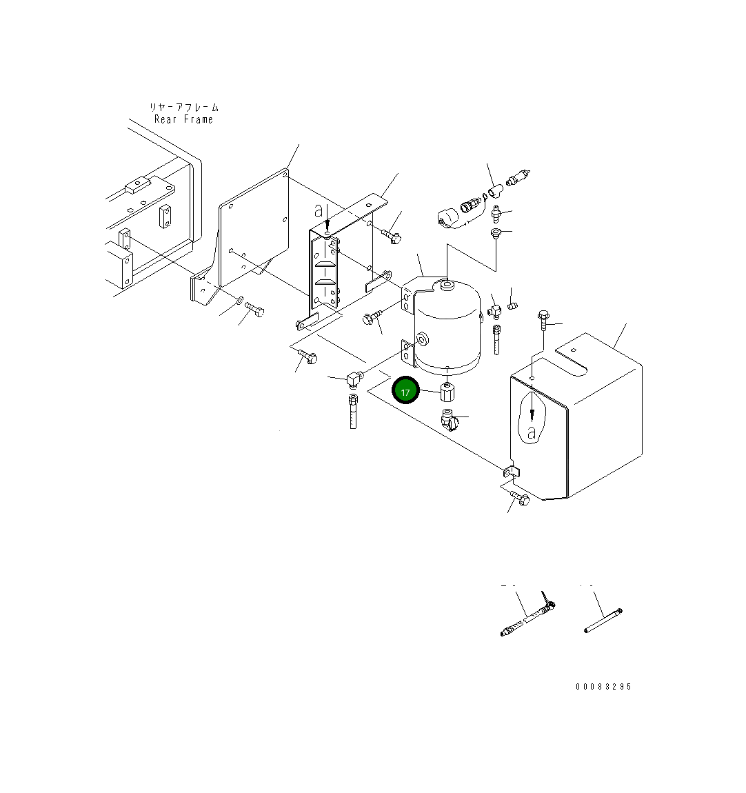 Адаптер 421-Z66-2170 Komatsu