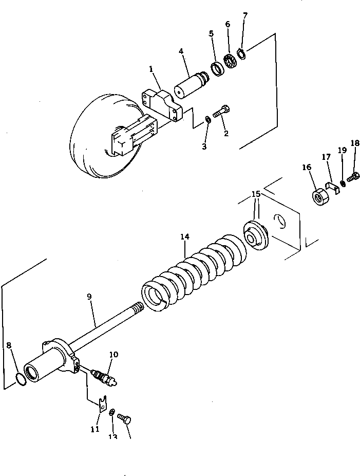 Вилка 207-30-34112 Komatsu